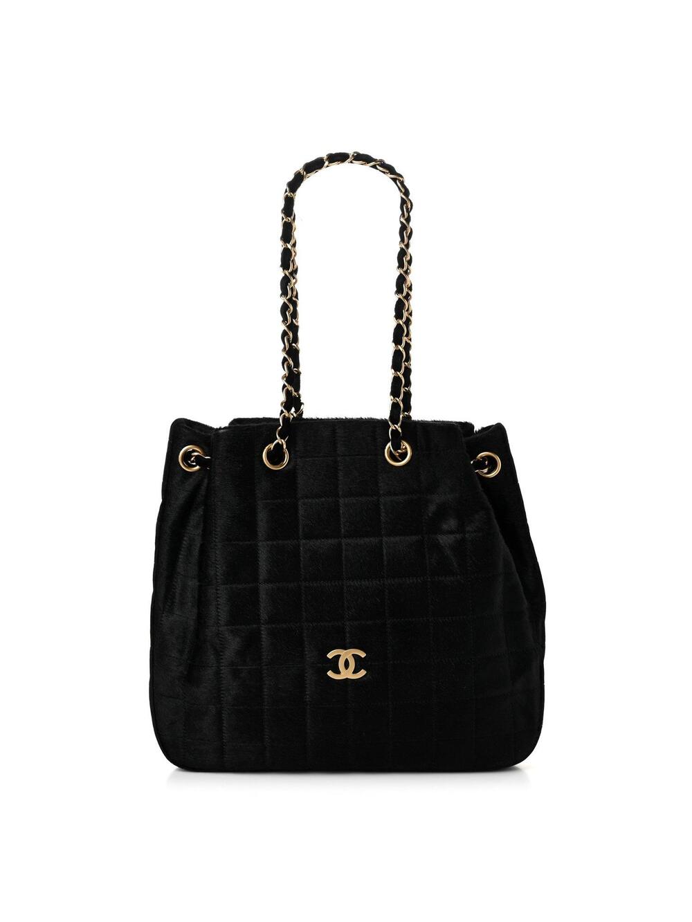 Chanel Pony Hair Stitched Chocolate Bar #375161C16B